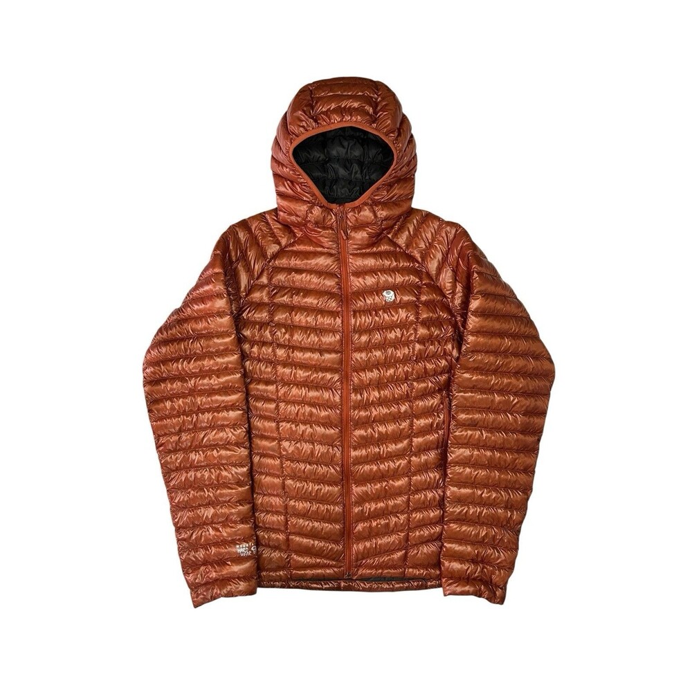 Mountain Hardwear Ghost Whisperer Hoody Down Jacket Men’s Large Copper Full Zip